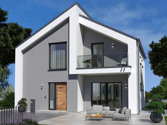 Haus mit durchdachter und außergewöhnlicher Architektur! Grundstück ist im Preis bereits beinhaltet!