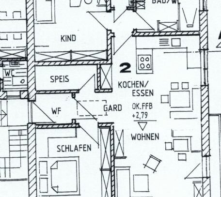 Wohnen in Burgthann, 3,5-Zimmer-Wohnung zu vermieten