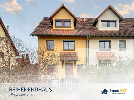 Bezugsfreies Reihenendhaus mit großer Terrasse