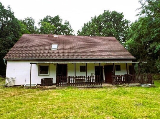 Einfamilienhaus mit Stallungen auf großem und ruhigen Grundstück im alten Gutspark