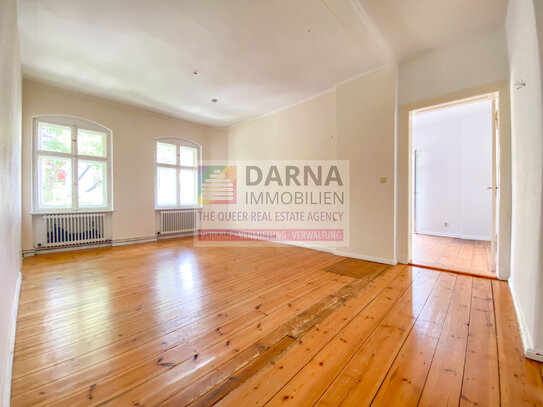 Helle 3-Zimmer Wohnung mit Balkon und Dachbodenanteil im idyllischen Friedenau!