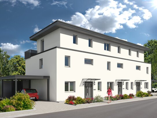 ** NEUBAU ** KFW 40+ Effizienzhaus QNG ** Reihenendhaus Einfamilienhaus mit Garten Carport PV-Anlage