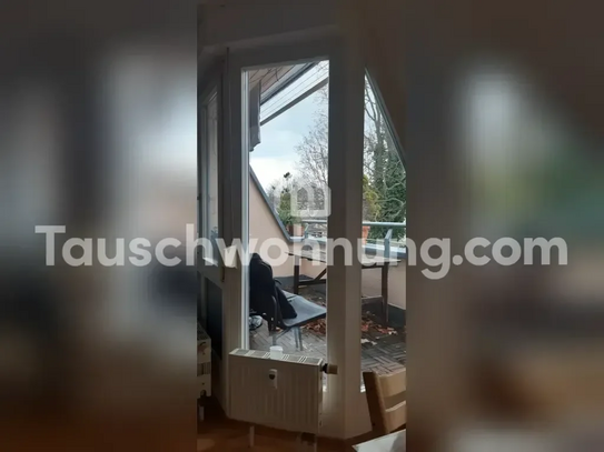 [TAUSCHWOHNUNG] Helle schöne DG -Wohnung mit Dachterasse und Garten