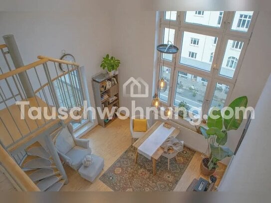 [TAUSCHWOHNUNG] Maisonette-Wohnung mit 2 Dachterrassen und Blick auf den Fer