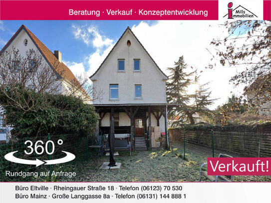 Großes, freistehendes Einfamilienhaus mit Garten in Mainz-Gonsenheim