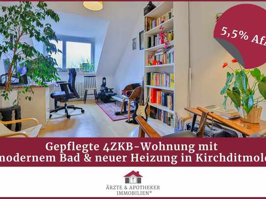 Gemütliche 4ZKB-Wohnung ab 4% Rendite in beliebter Lage nahe Wilhelmshöhe