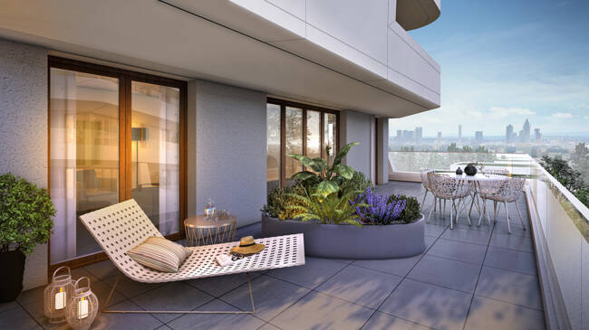 Exklusive Penthouse-Wohnung | 5 Zimmer mit 182 m² Wohnfläche | Parklage | Dachterrasse mit Fernblick