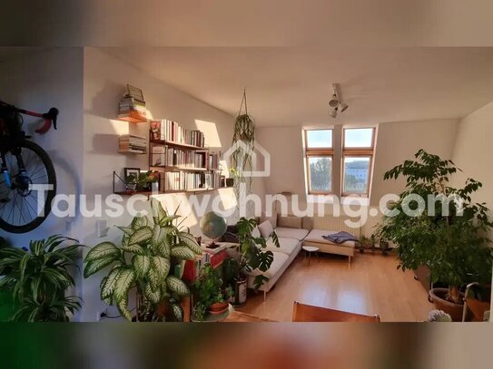 [TAUSCHWOHNUNG] 2ZiBalkonDG in Mitte gegen 3+Zi Balkon/Terrasse/Garten