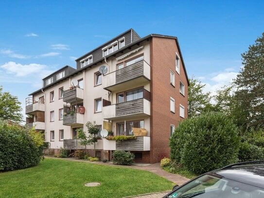 Attraktive Erdgeschosswohnung mit Balkon und Garage in Oldenburg