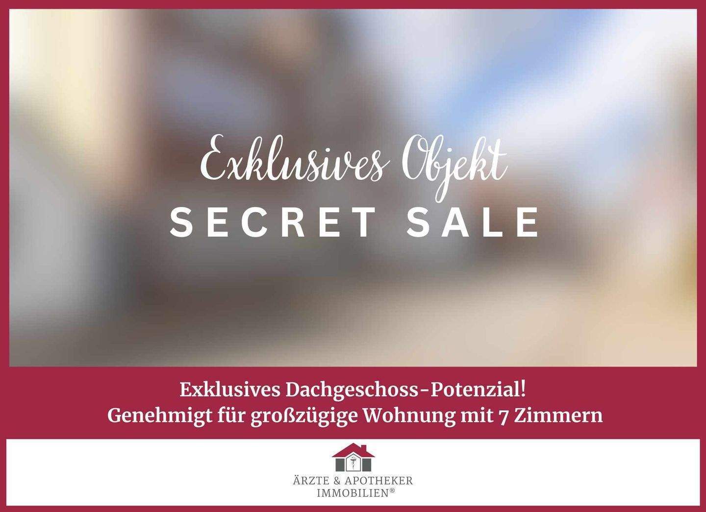 Exklusives Dachgeschoss-Potenzial! Genehmigt für großzügige Wohnung mit 7 Zimmern