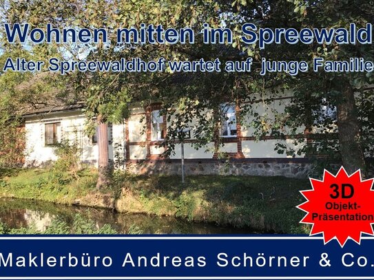 Vorankündigung! Leipe - Wohnen mitten im Spreewald - Ruhe, Natur und der Spreewaldkahn vor der Haustür