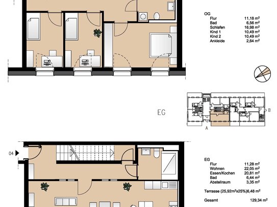 Energieeffiziente 4-Zimmer-Wohnung in Zentrumsnähe direkt vom Vermieter