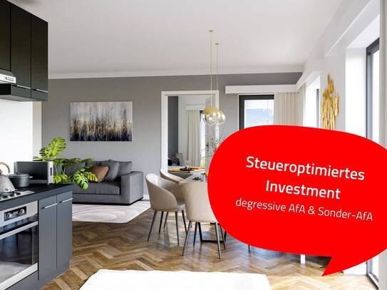 Wohnkomfort mit Südbalkon: 2 Zimmer im Herzen Dresdens