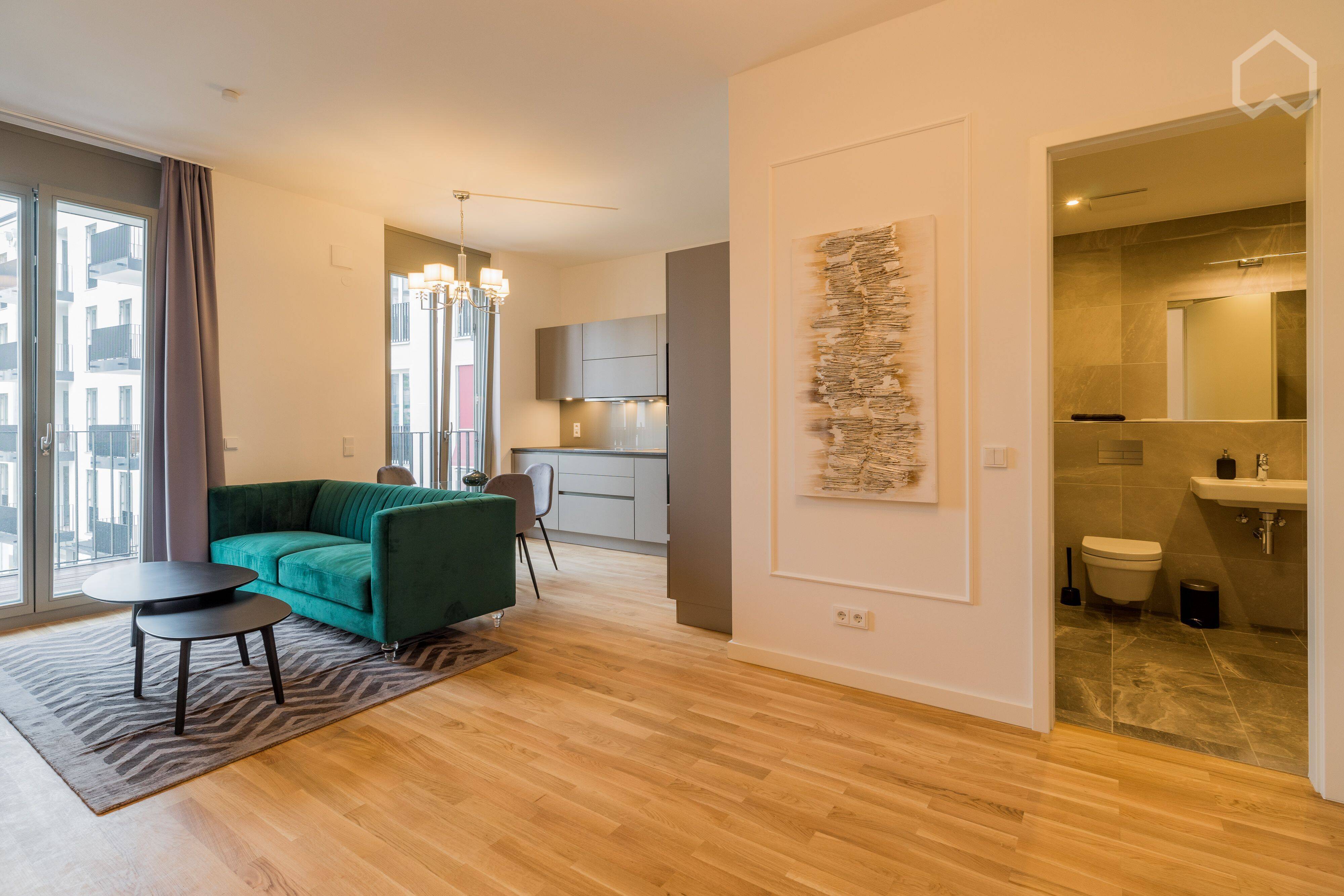 Wunderschöne moderne Wohnung mit Balkon in Charlottenburg - direkt am Spreeufer (No1 Charlottenburg Residenz) - Foto 1