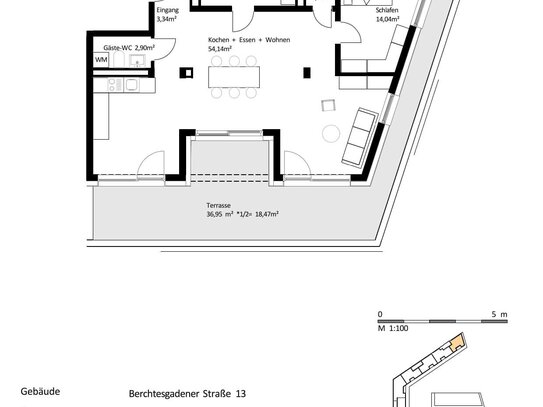 104 m² 4-Zi.-Whg. mit Balkon im Zentrum von Burghausen zum Kauf: EH40-QNG: 5% AfA + 5% Sonder-AfA & 150.000 € KfW-Kredit