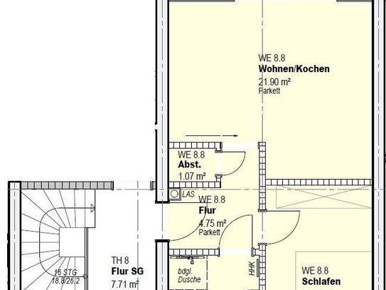 2-Zimmer Dachgeschoss Wohnung, barrierefrei mit Aufzug und Tiefgarage in Jena-Ost - Baubeginn erfolgt!