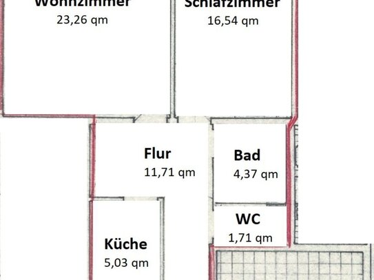 *Ab April* 2-Zimmer-Wohnung in Nürnberg Nord