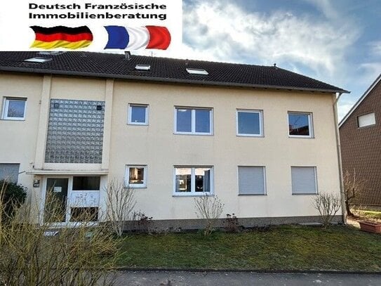 Schöne Etagenwohnung mit Balkon und Garage in Bischmisheim zu verkaufen