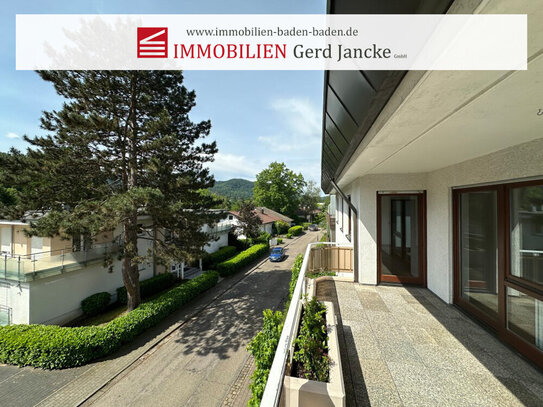 Baden-Baden, ruhige u. bevorzugte Toplage, 3 Zimmerwohnung, Aufzug, Balkon u. TG-Stellplatz