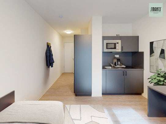 Aufgepasst: modernes 1-Zimmer-Apartment.