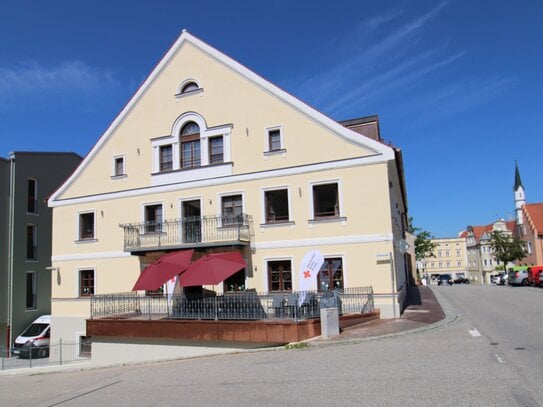 Vermietung von repräsentativen Gewerbeflächen im historischen Stadthaus