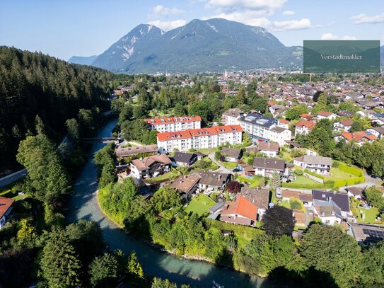 Wohnen wo andere Urlaub machen - vermietete 2-Zimmerwohnung mit Terrasse und traumhaftem Bergblick