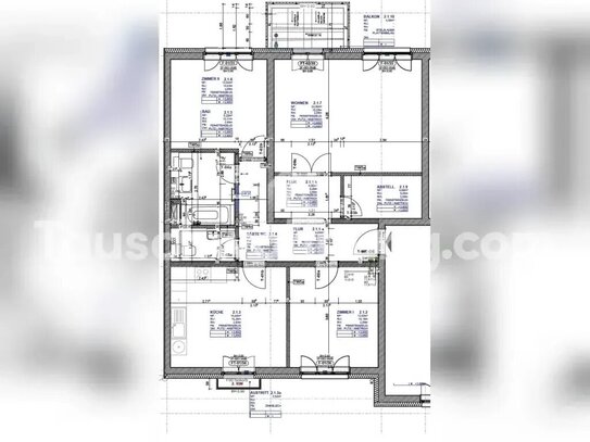 [TAUSCHWOHNUNG] 3 Raumwohnung, Pdm-West, Neubau m. FBH, Gäste-WC & Balkon