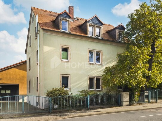 Gut vermietete Immobilie mit Anbau & 5 Wohneinheiten auf ca. 801 m² Grundstück in Coschütz/Gittersee