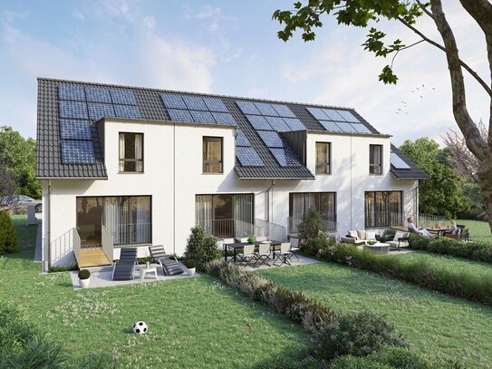 Nachhaltiges Zuhause: energieeffizientes Reihenhaus im KfW-40-Standard