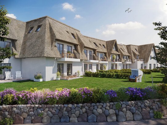 Zweiraum-Apartment mit Terrasse und Garten - Ihr Rückzugsort am Bodden