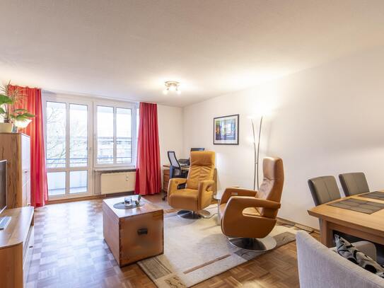 Geräumige 2-Zimmer-Wohnung mit Tageslichtbad und Balkon im Freischützpark