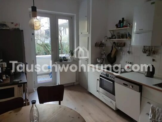 [TAUSCHWOHNUNG] Schöne 3,5Zi Whg mit Balkon und Garten in Klettenberg Altbau