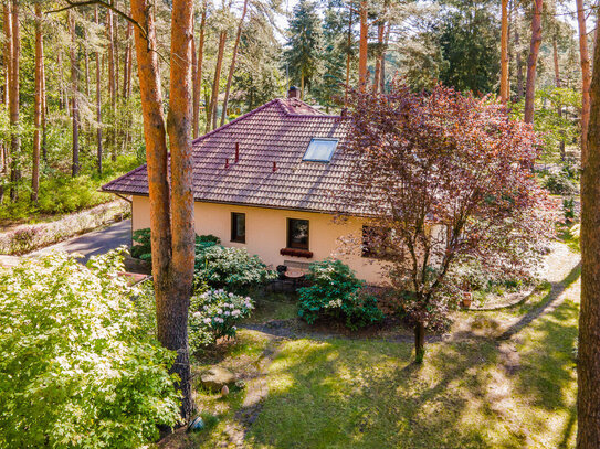 Einfamilienhaus in Mittenwalde Töpchin - Mit Parkgrundstück, Wohnkeller, Einbauküche, Sauna, Kamin