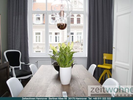 Nordstadt, 3 Zimmer Wohnung, Altbau, modern, exklusiv und sehr individuell eingerichtet