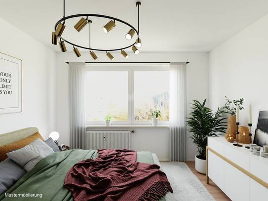 3 Zimmer mit Balkon und neuem Bad!
