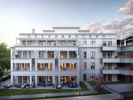 Exklusives Apartment im Erdgeschoss mit Terrasse und Wellnessbereich im Kurhaus Sellin