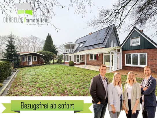 Alleinlage! Modernisiertes Einfamilienhaus mit Luftwärmepumpe & PV nahe Collinghorst