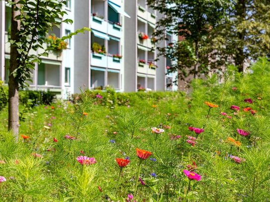 barrierearme Wohnung mit Aufzug, Dusche und 2 Balkonen