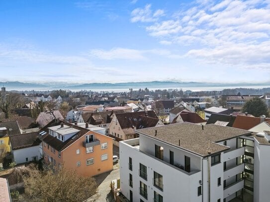 Exklusives Penthouse in Kressbronn am Bodensee mit See- und Bergsicht.