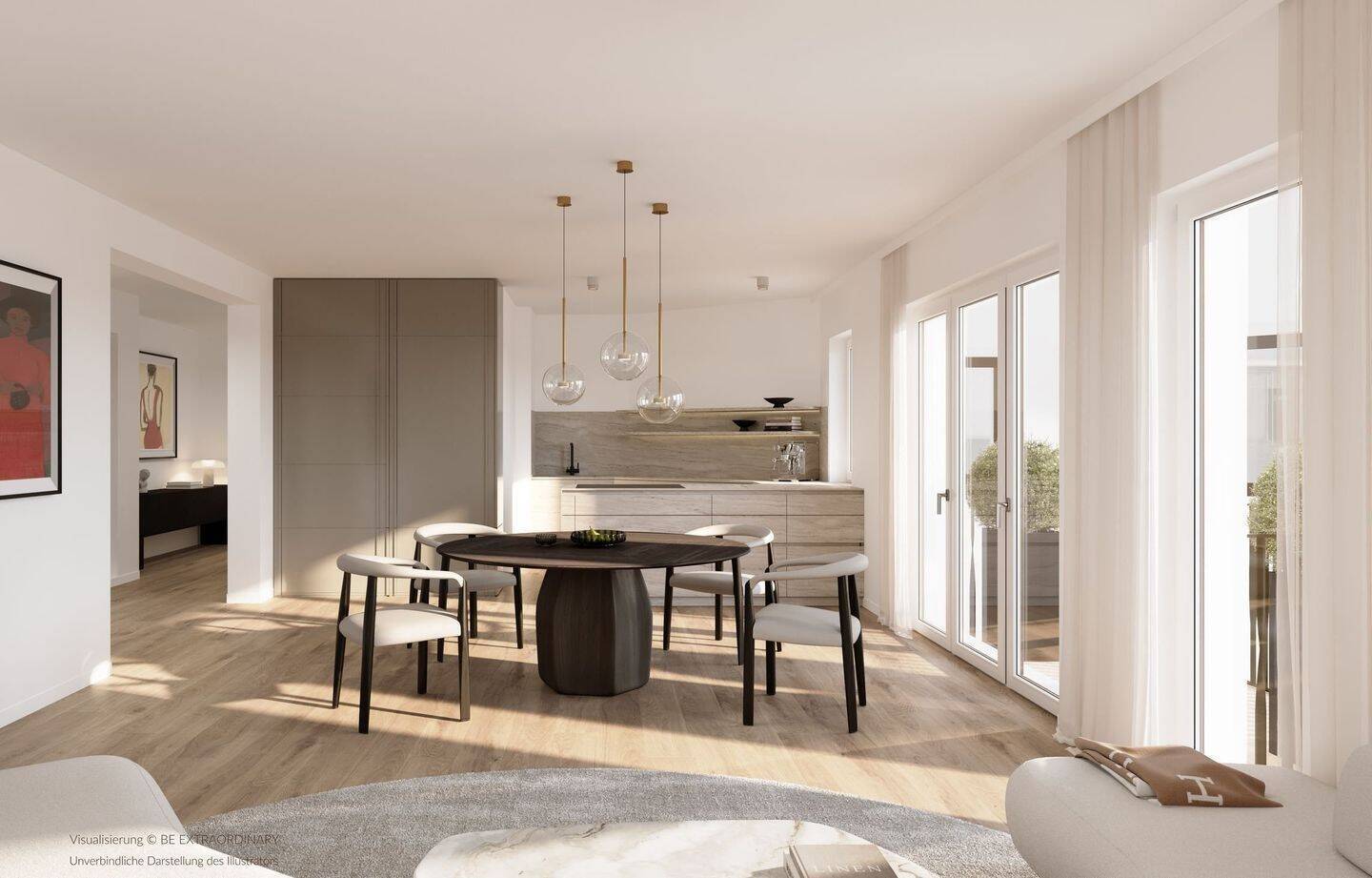 Elegante 2-Zimmer-Wohnung mit Privatgarten