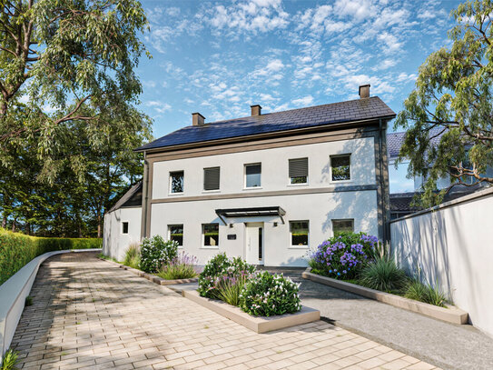 Imposante Stadtvilla im Dornröschenschlaf am Itterbach