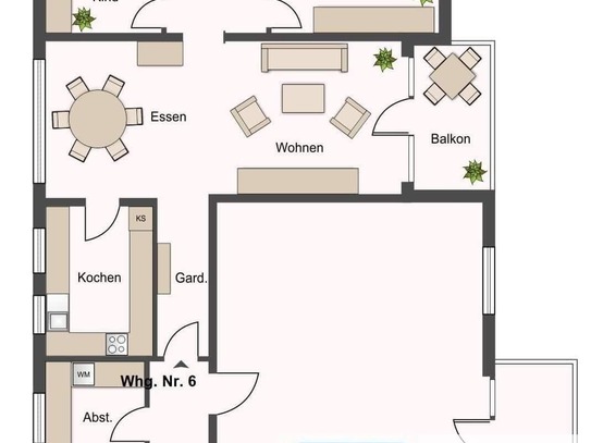 Eigentumswohnung mit Süd-Balkon in beliebter Lage - vermietet