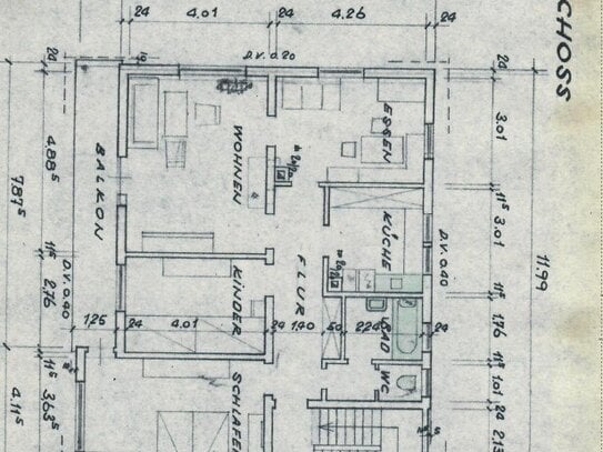 4 Zimmer Wohnung Winnenden-TO