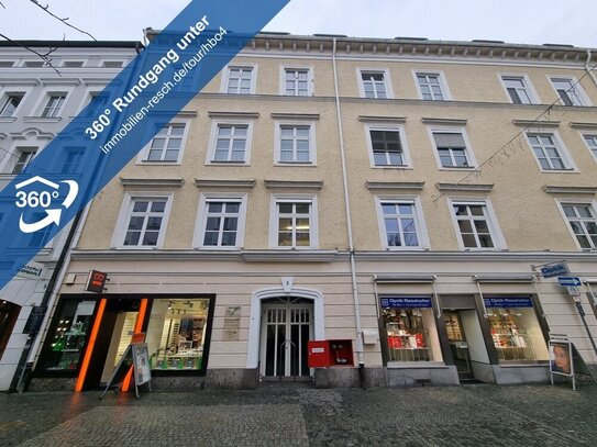 Büro-/ Praxisfläche mitten in Passau 4-Zimmer, Rezeption und Abstellräume