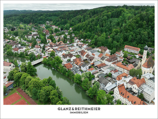 Gartenwohnung in der Altstadt - Alpenblick auf zwei Etagen!