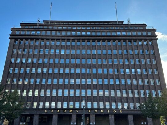 Helles Büro im Brahmskontor mitten in der Stadt