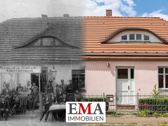 Einzigartiges Anwesen: Stilvolles Landhaus mit Atelier und großem Gartenidyll