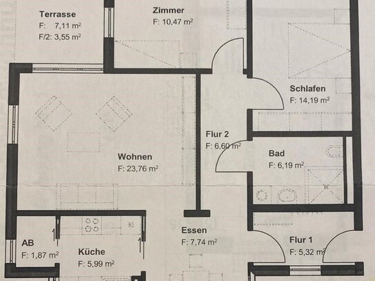 seniorengerechte 3-Zimmer-Terassenwohnung am Mainpark Kulmbach