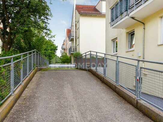 Herzlich willkommen! Sie erwartet eine 1-Zimmer-Wohnung mit Terrasse