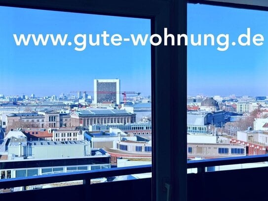 Hackescher Markt: Einzigartige Gelegenheit in Mitte 3 Zimmer, phantastische Aussicht und Balkon